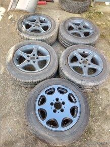 Mercedes benz sada starších ALU 15" + letní obutí - 4