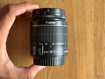 Canon EOS 100D + 2 objektivy, 32GB karta, nabíječka - 4