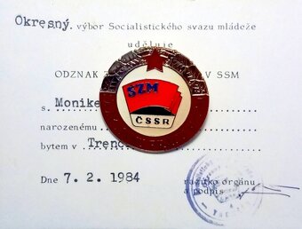 Odznaky z období totality - 4