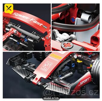 Formule F1 pro malé i velké stavitele - LEGO kompatibilní - 4