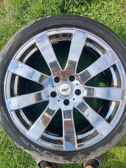 Alu disky chromované r22 5x130 - 4