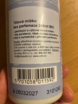 Tělové mléko Urtekram Sensitive Fragrance Free - 4