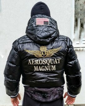 AEROSQUAT MAGNUM PÁNSKÁ ZIMNÍ EXTRAVAGANTNÍ BUNDA M - 4