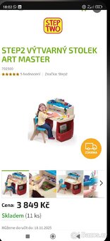 Dětský kreslící stůl - 4