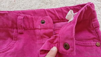 NOVÉ dívčí manšestráky vel. 86/92 - 4