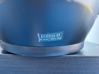 Výklopná přilba, matně černá - 4