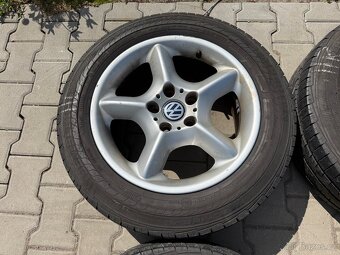 4x al kola 5x120 17 + pneu letní 215/60 R17C - 4