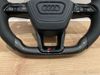 AUDI VOLANT KARBONOVY s AIRBAGOM A6 A7 C8 Q8 S8 SQ8 E-TRON - 4
