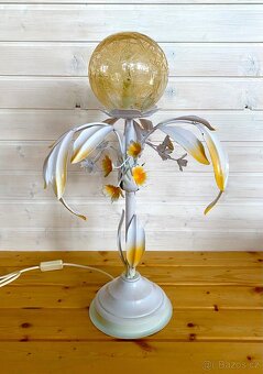 Stará romantická stolní lampa - 4