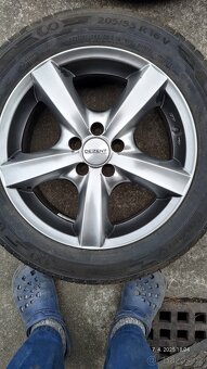 Hliníková kola Dezent 16" + nové pneu 205/55 - 4