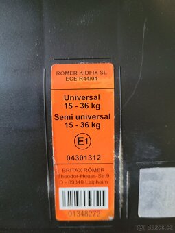 AutosedačkaBritax Römer Kidfix SL 15-36 kg - 4