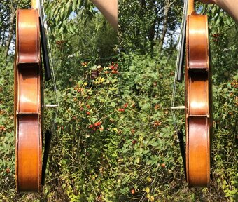 Housle 4/4 celé kopie Stradivari - 4