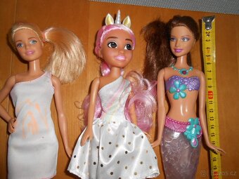 Panenky BARBIE - 2x MATTEL + 1x ZULU zachovalé , cena celkem - 4