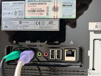 MSI MS-A912 CPU Atom, 2GB RAM, HD500GB,WiFi, W7HP All-in-One - 4