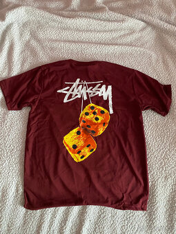 Červené Stussy tričko - M - 4