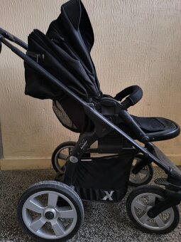 Kočárek X-LANDER dvojkombinace - barva černá - 4