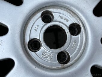 4x alu disky 4x100 R16, letní pneu - 4