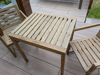 Sestava zahradního nábytku z akácie - IKEA NÄMMARÖ - 4