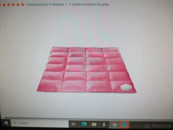 Nová prošívaná péřová deka 140x200,váha 2kg - 4