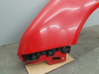 Přední blatníky Fabia I, červené 8180 + kapota a maska - 4