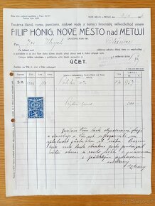 Historické faktury na koloniální zboží z let 1914 - 1926 - 4