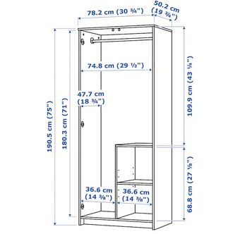 ŠATNÍ SKŘÍŇ IKEA BRIMNES - 4