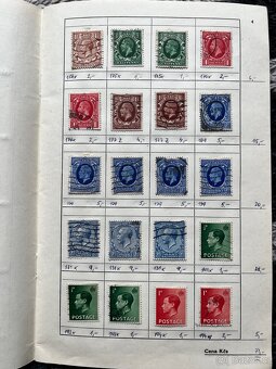 Známky Anglie 1900+, 380 známek - 4