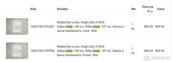 2x Roleta Den a noc, Origin bílá, A 001b - 4