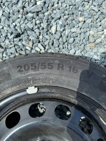 Rezervní kolo 205/55 r16 škoda vw 5x112 continental - 4
