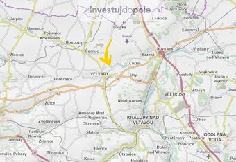 Prodej podílu 1/12 pole 1 106 m², Velvary - 4