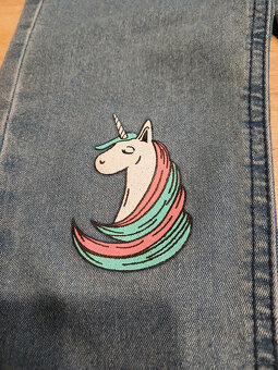 džíny/legíny/džegíny unicorn vel. 122 - 4