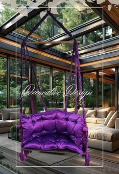 Zahradní design houpačka Princess - 4