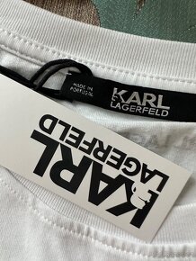 Karl Lagerfeld white ikonik t-shirt - 4