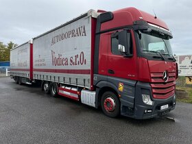 Mercedes-Benz Actros 2545 963-0-C valník + přívěs - 4