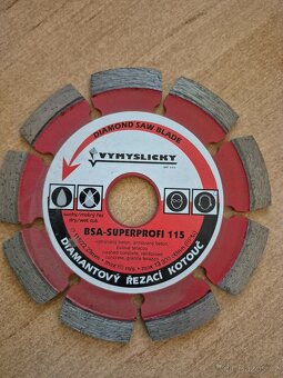 Diamantové řezné kotouče 115mm - 4