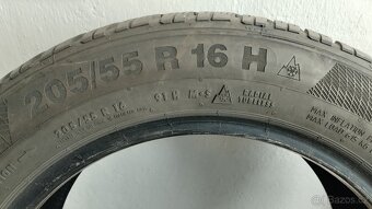 Prodám sadu zimních pneu Conti TS850 205/55 R16 91H - 4