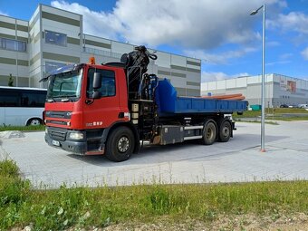 DAF CF 75.310 6x2 s hydraulickou rukou a kentejnerem - 4