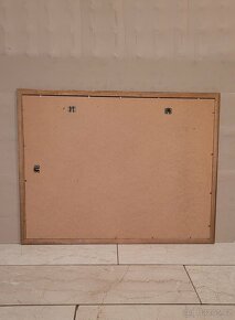 Prodám plakát, dřevěný rám+sklo - 4