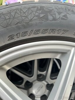 215/55 R17 zimné kola 5x112 mm - 4