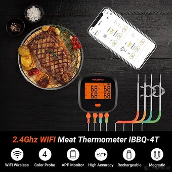 INKBIRD WiFi Grill teploměr IBBQ-4T - 4
