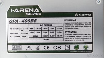 Acer M290 i7-2600 RAM 16GB SSD 256GB HDD 320GB PSU 400W W11 - 4