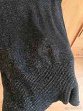 Třpytivé svetrové šaty - 4