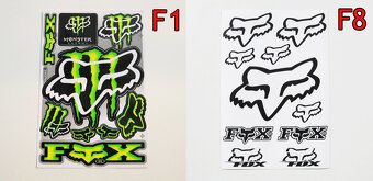 Samolepky Monster, Fox, Rockstar, GoPro, Akrapovič, Michelin - 4
