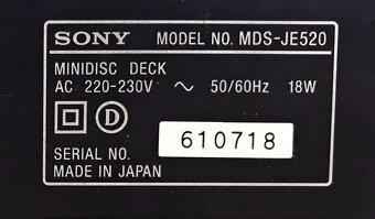 MAGNETOFON SONY TC-RX 55 /ES/ (1989) AUTOREVERZ - 4