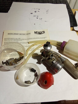 Spalovaci modelarsky motor MWS žhavik - 4