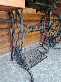 Šicí stroj Singer - starožitnost - 4