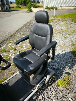 Elektrická čtyřkolka invalidní vozík, elektrický skútr -NOVÝ - 4