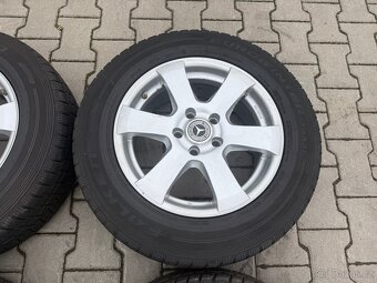4x al kola 5x112 16 + pneu zimní 205/65 R16C - 4
