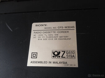 Radiomagnetofon SONY CFS -W3045 - 4