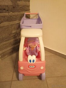 Little Tikes Cozy nákupní vozík růžovo-fialový - 4